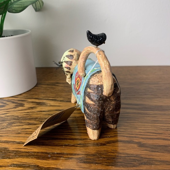 Vintage 90s Hanna’s Handiwork “The Cat, Crow, and Quilt” Figurine - Picture 8 of 11